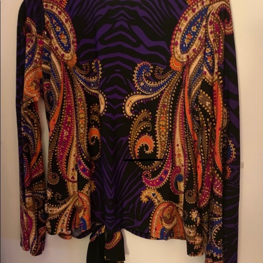 Large Sleeved Venus Paisley and Animal Print